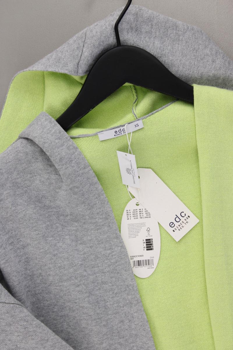 edc by Esprit Strickjacke Gr. XS neu mit Etikett Neupreis: 69,99€! Langarm grau