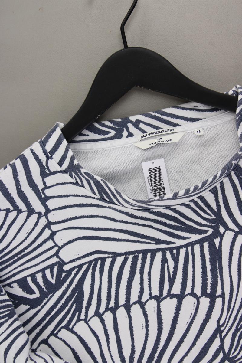 Tom Tailor Langarmpullover Gr. M blau aus Baumwolle