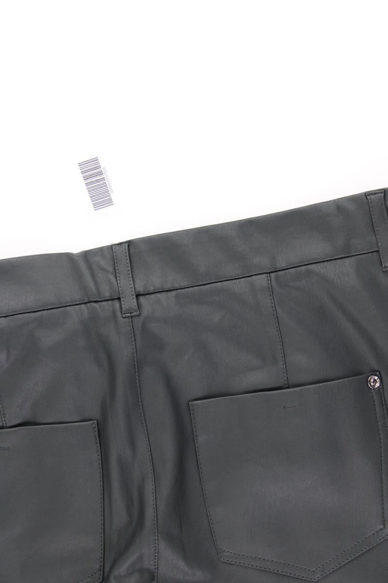 Street One Kunstlederhose Gr. 42/L28 neuwertig Modell Tilly grün aus Polyurethan