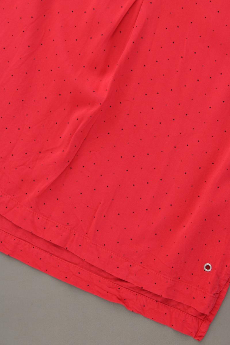 Sandwich_ Ärmellose Bluse Gr. 38 gepunktet rot aus Viskose