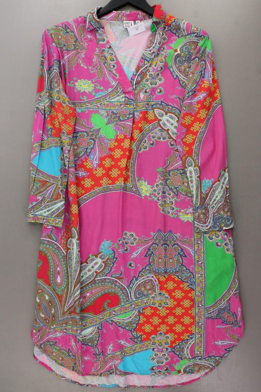 Emily van den Bergh Langarmkleid Gr. 36 mit Paisleymuster mehrfarbig aus Viskose