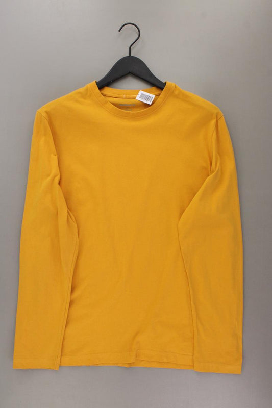 Walbusch Longsleeve-Shirt für Herren Gr. 54 Langarm gelb aus Baumwolle