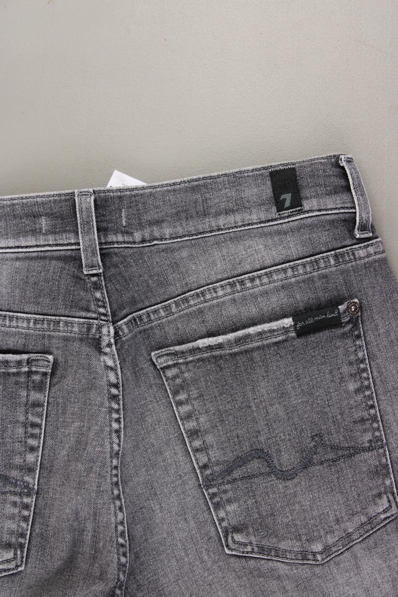 7 For All Mankind Regular Jeans Gr. W27 Modell Asher Soho grau aus Baumwolle