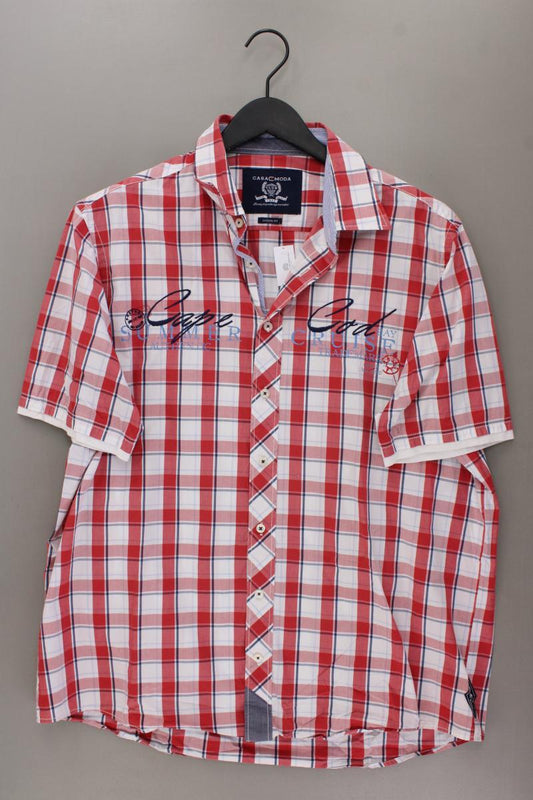Casa Moda Karohemd für Herren Gr. Hemdgröße 43/44 kariert Kurzarm rot