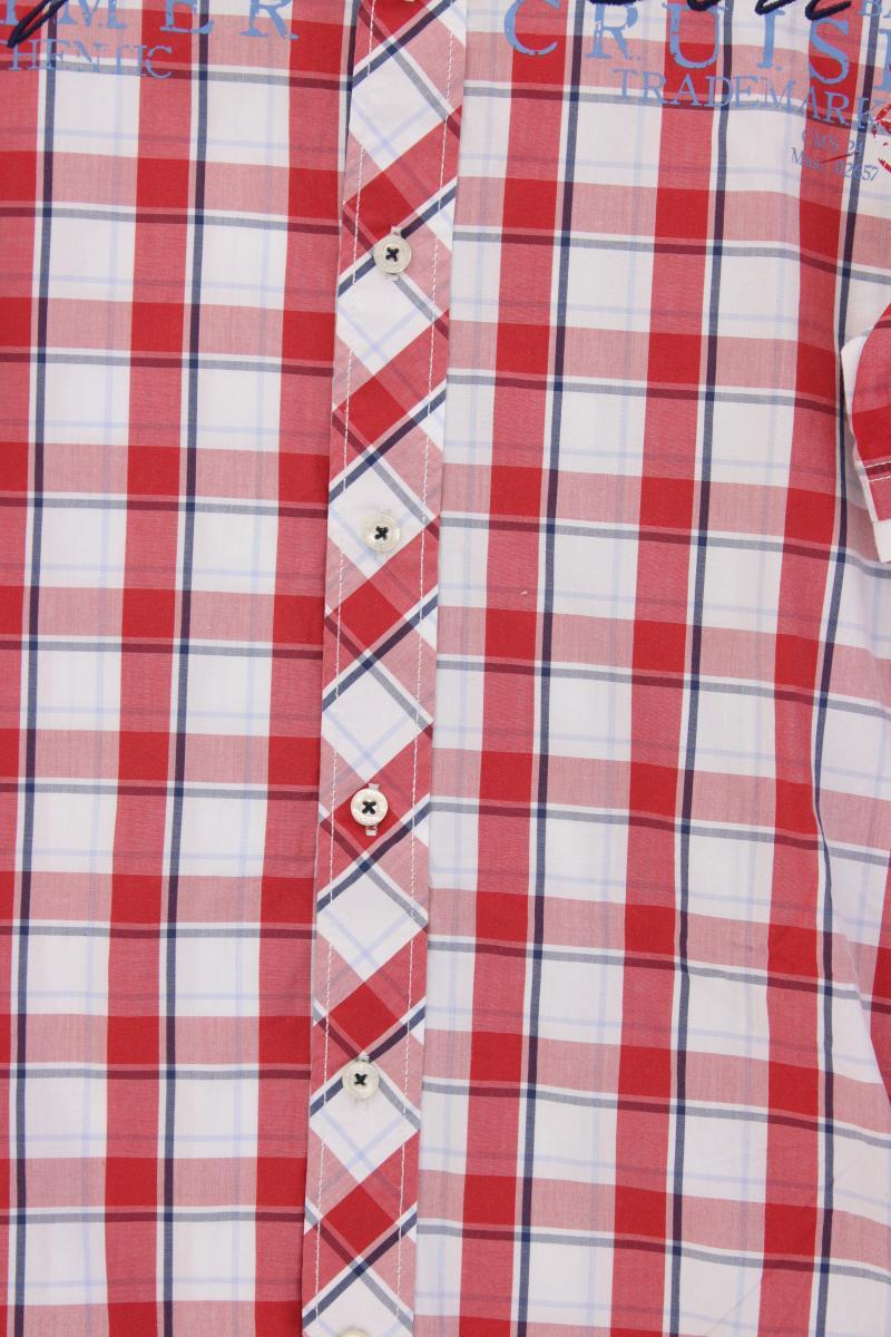 Casa Moda Karohemd für Herren Gr. Hemdgröße 43/44 kariert Kurzarm rot