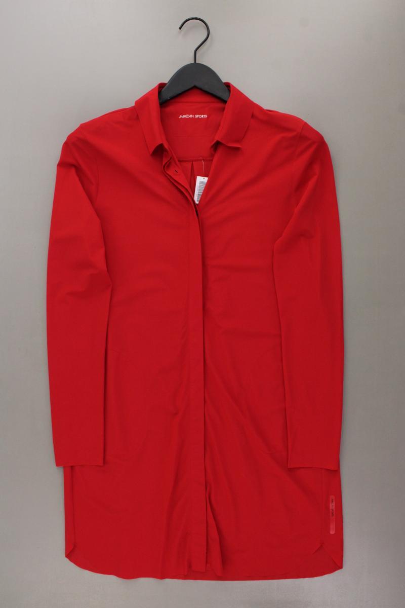 Marc Cain Sports Blusenkleid Gr. 36 neuwertig Langarm rot aus Polyamid