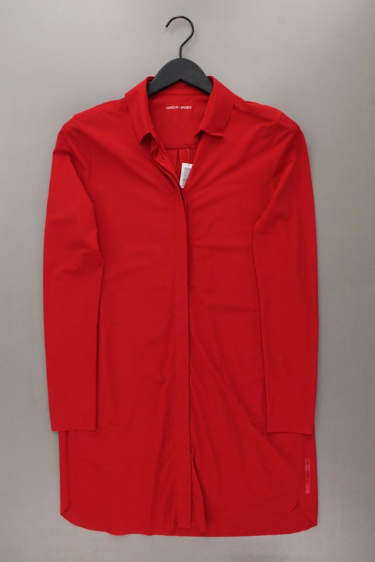 Marc Cain Sports Blusenkleid Gr. 36 neuwertig Langarm rot aus Polyamid