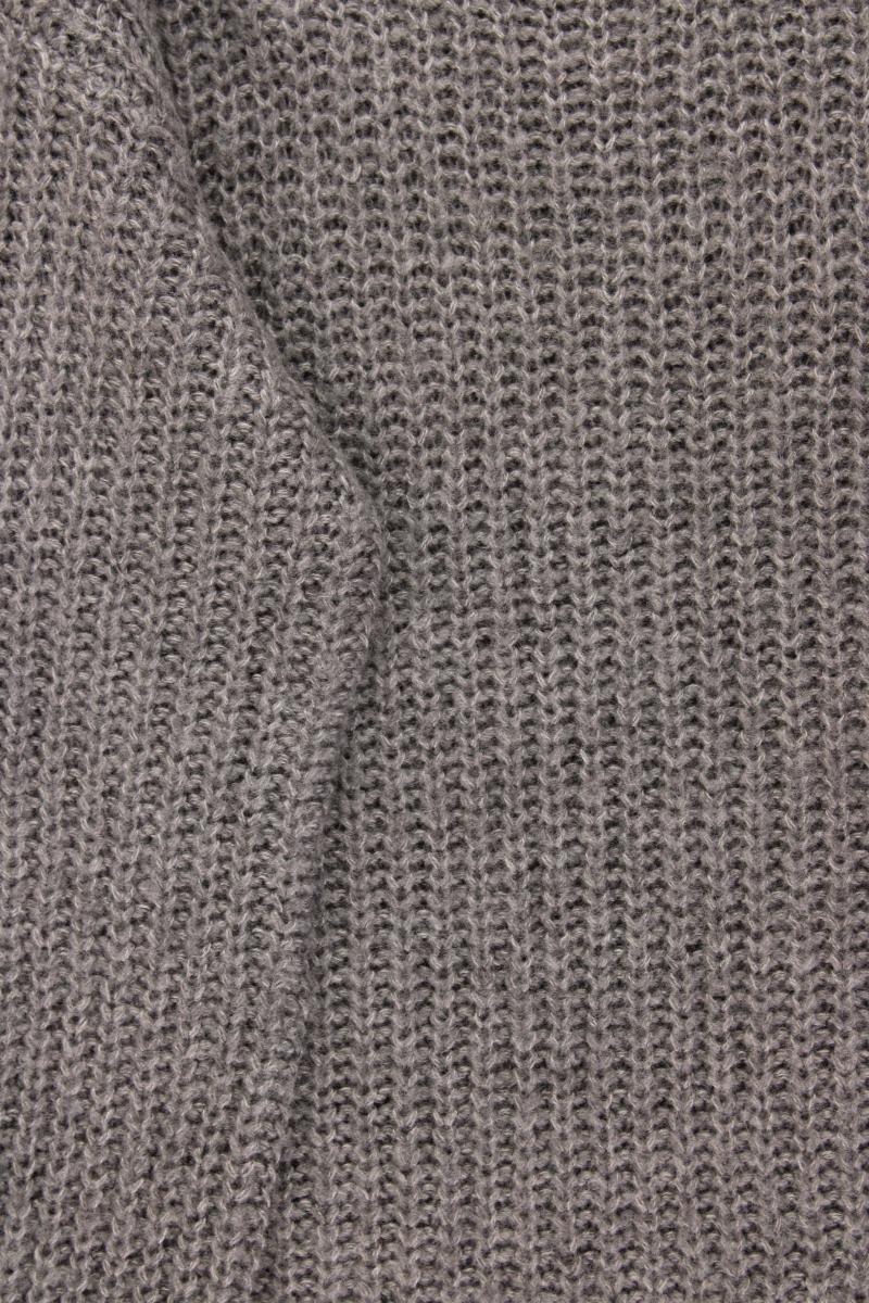 Aniston Grobstrickpullover Gr. 42 grau aus Polyacryl