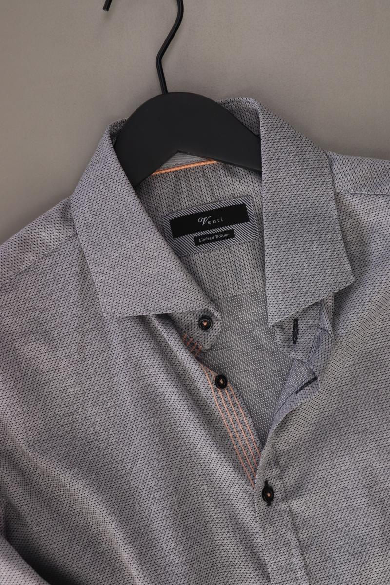 Venti Langarmhemd für Herren Gr. Hemdgröße 45 grau