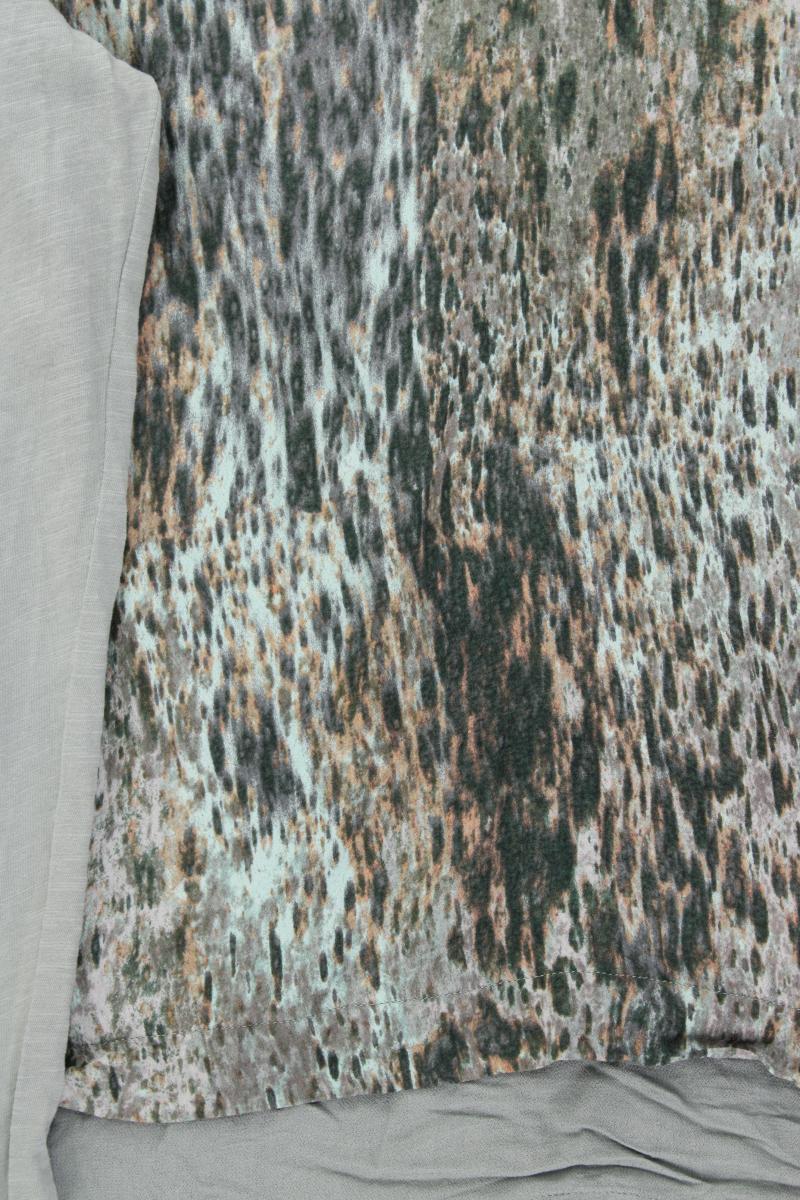 Sandwich_ Longsleeve-Shirt Gr. 38 Langarm grün aus Baumwolle
