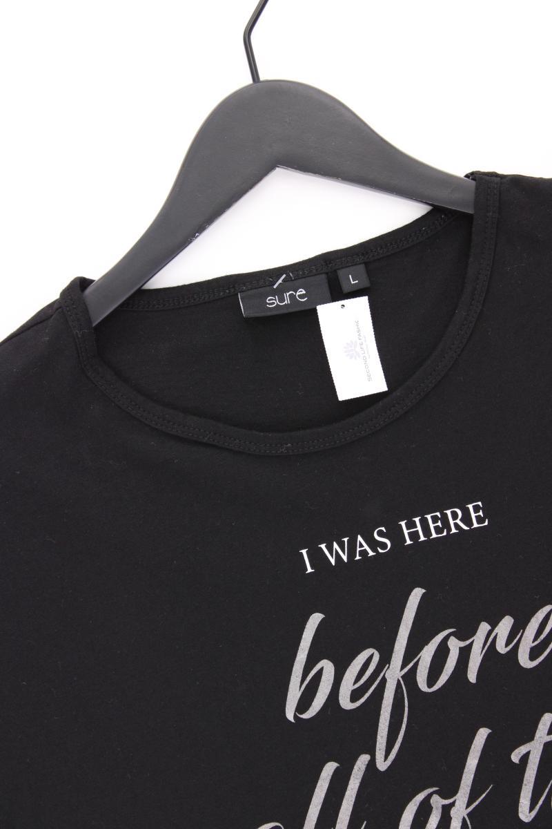 Sure Printshirt Gr. L Kurzarm schwarz