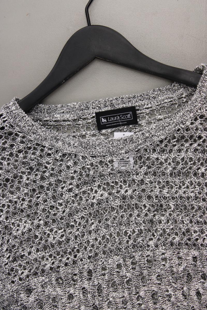 Laura Scott Crop Pullover Gr. 32/34 grau aus Polyacryl