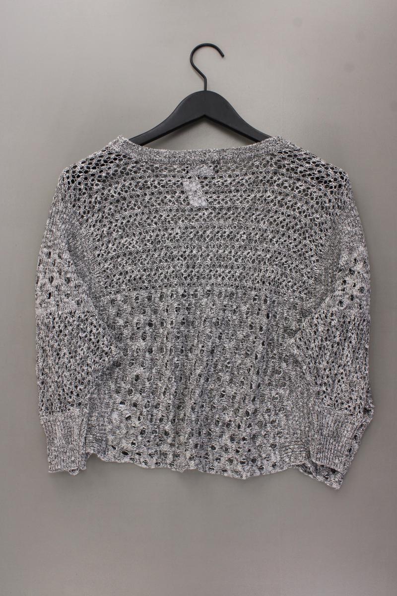Laura Scott Crop Pullover Gr. 32/34 grau aus Polyacryl