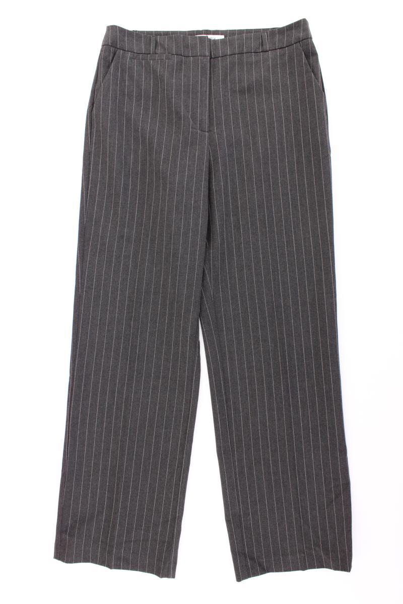 Only Stoffhose Gr. 40/L32 gestreift grau aus Polyester