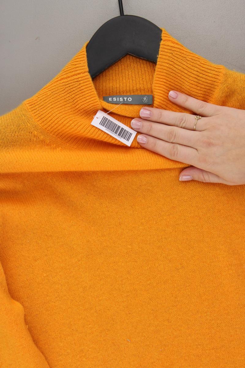 Esisto Cashmerepullover Gr. XL orange aus Kaschmir