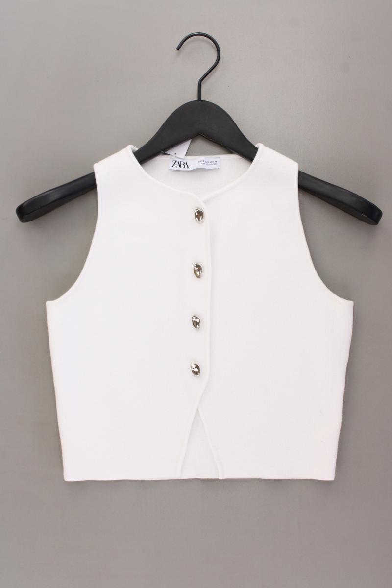 Zara Crop Top Gr. S weiß