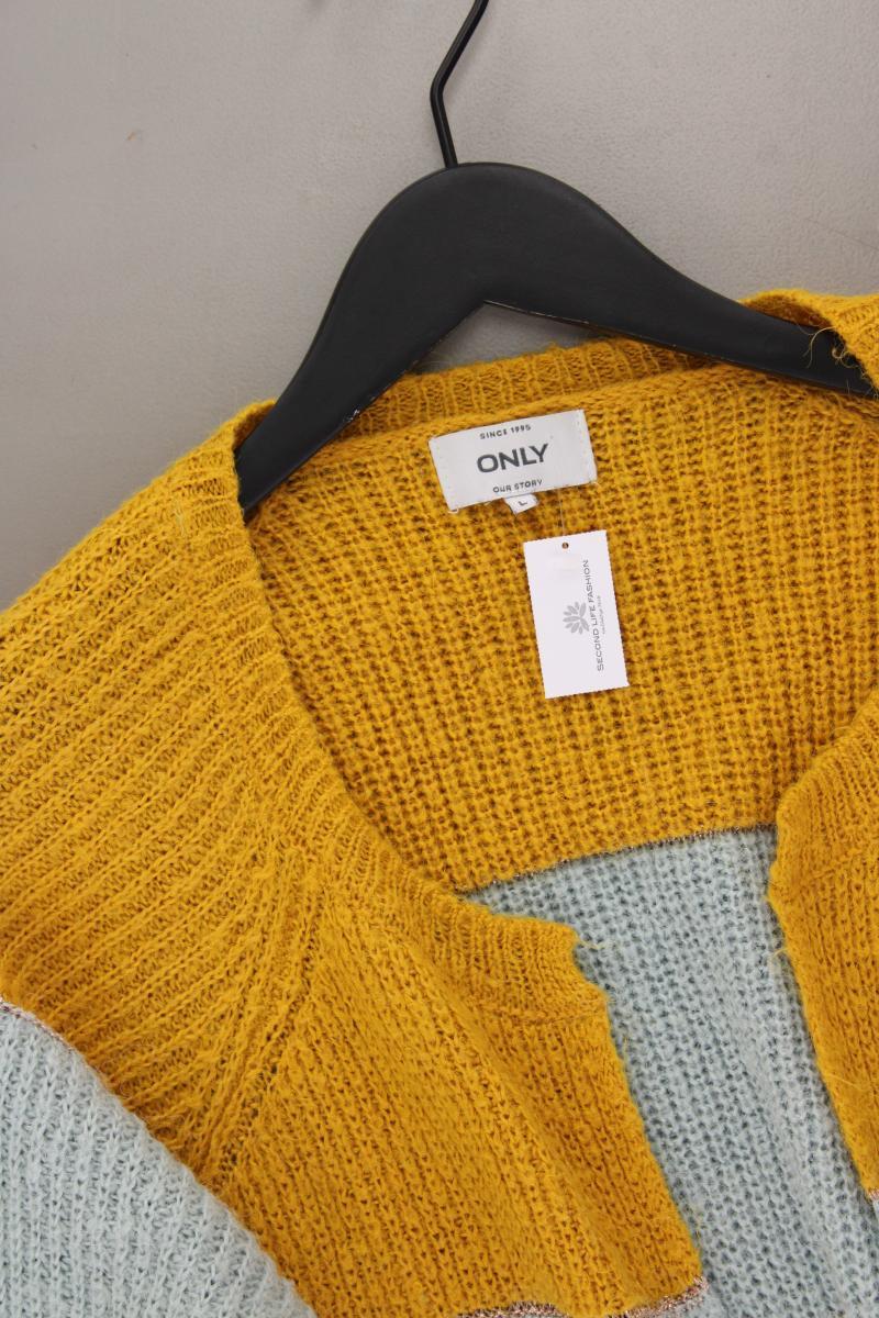 Only Strickjacke Gr. L Langarm mehrfarbig