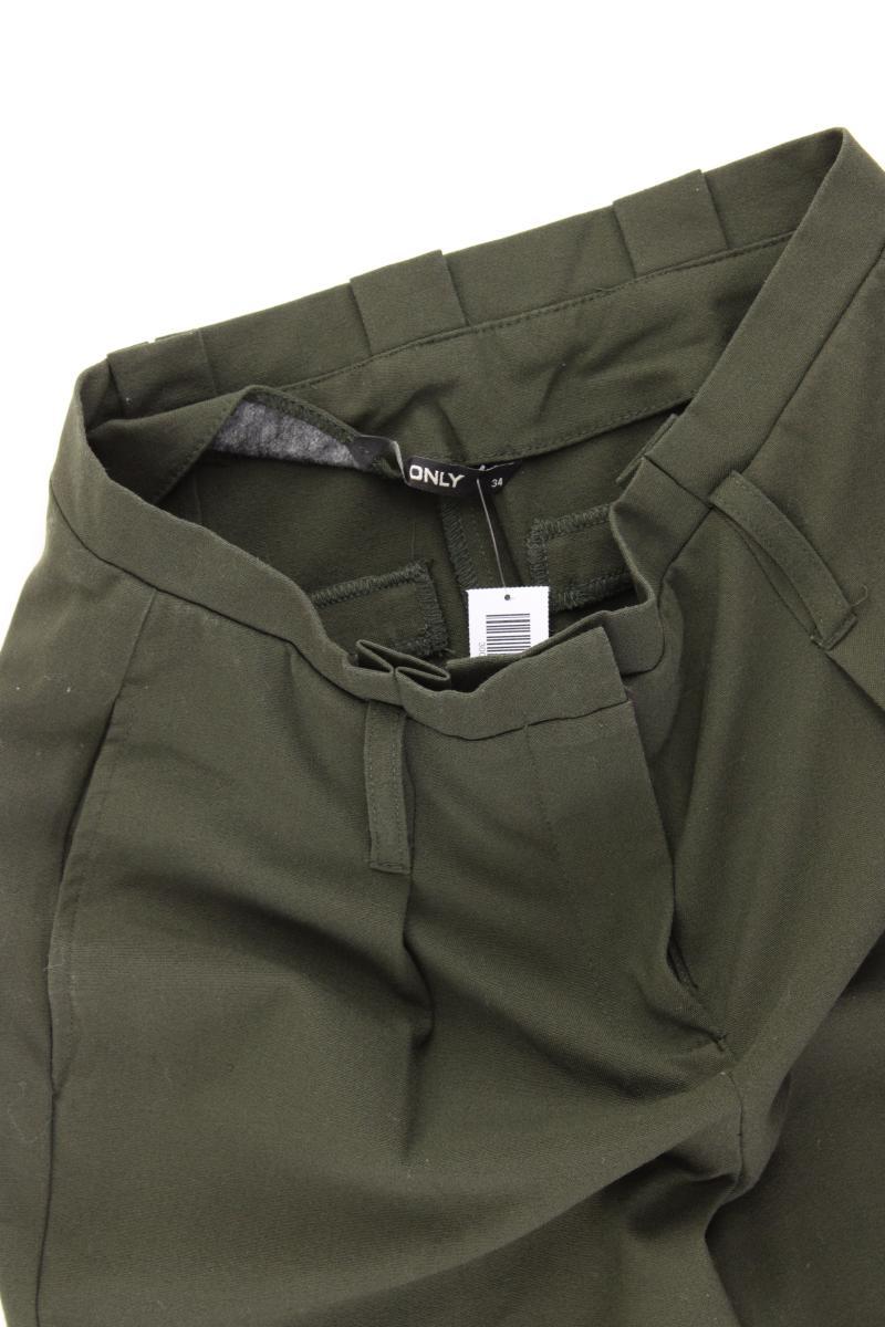 Only Stoffhose Gr. 34 olivgrün aus Polyester