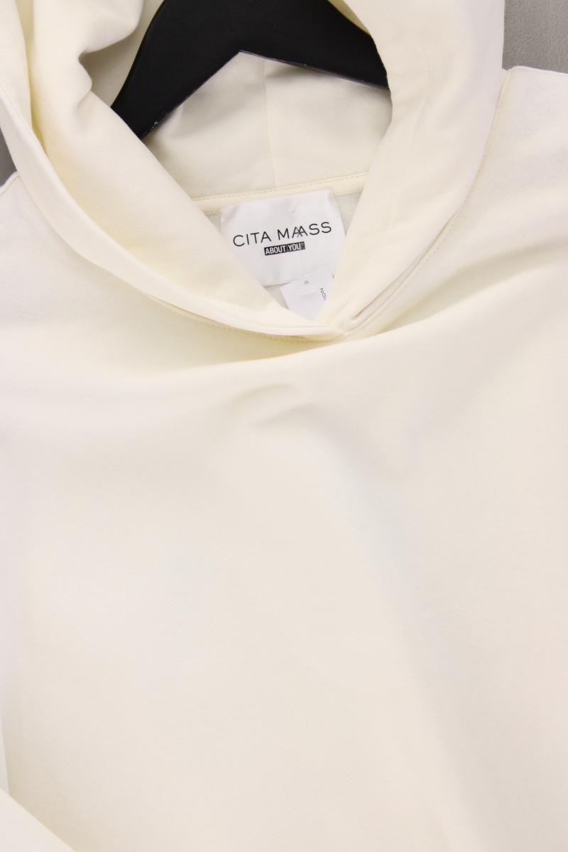 About You x Cita Maass Kapuzenpullover Gr. 48/50 neuwertig creme aus Baumwolle