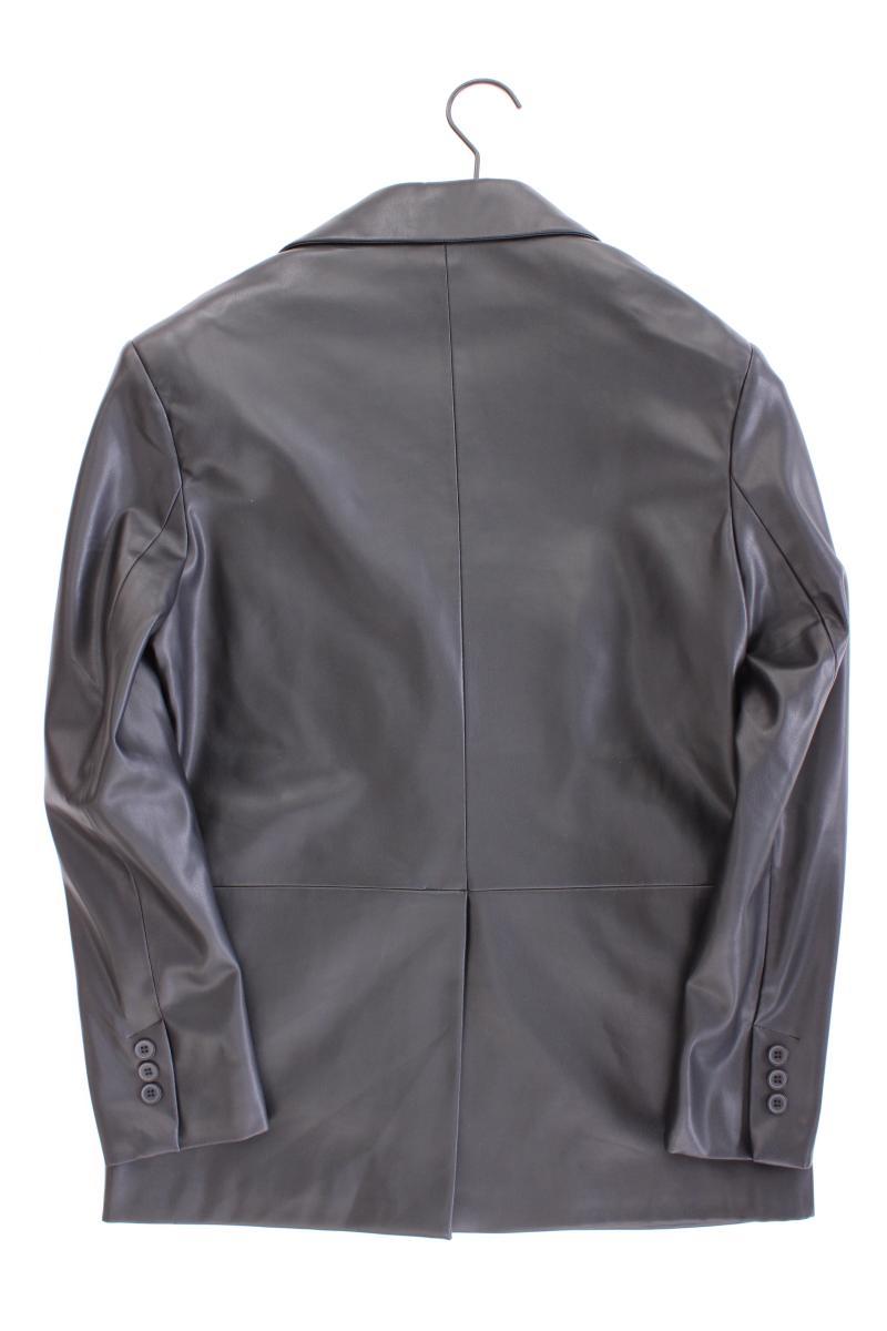 Bershka Longblazer Gr. XS schwarz aus Polyurethan