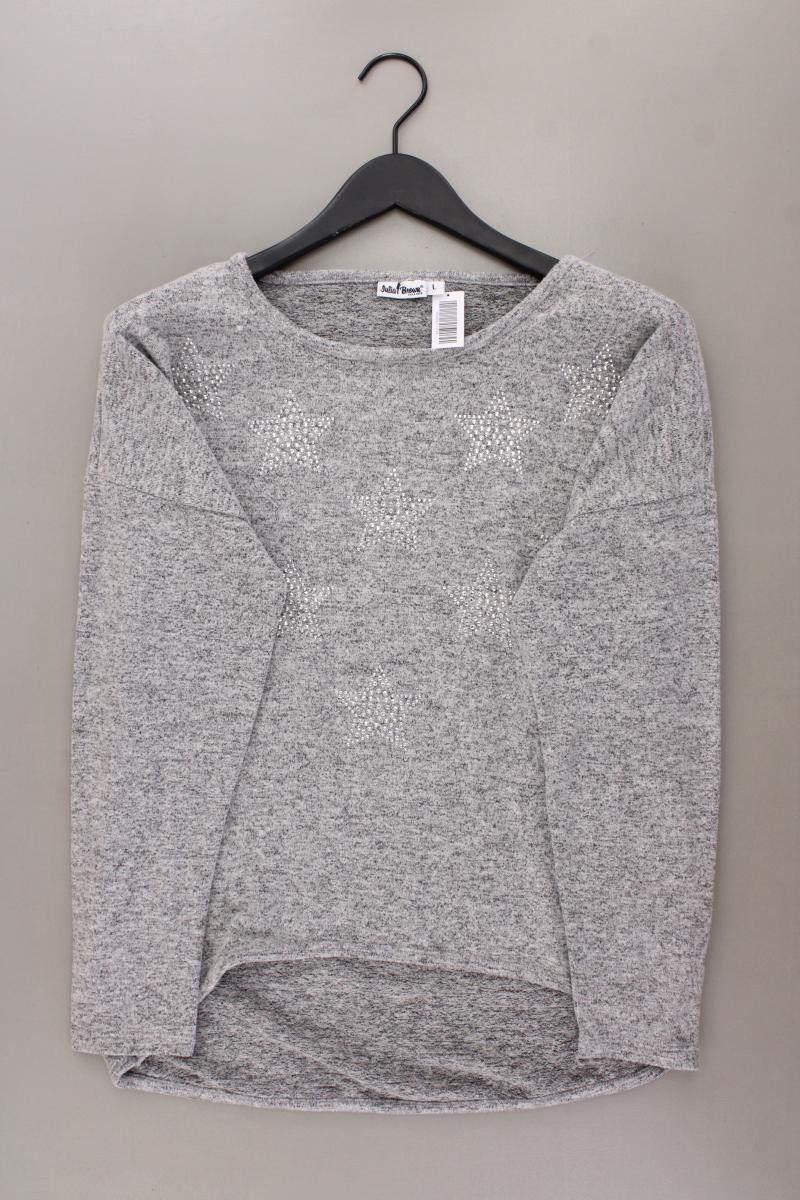 Julia Brown Shirt Gr. L grau aus Viskose