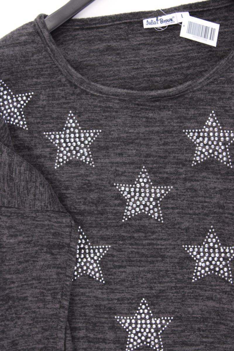 Julia Brown Shirt Gr. L Langarm grau