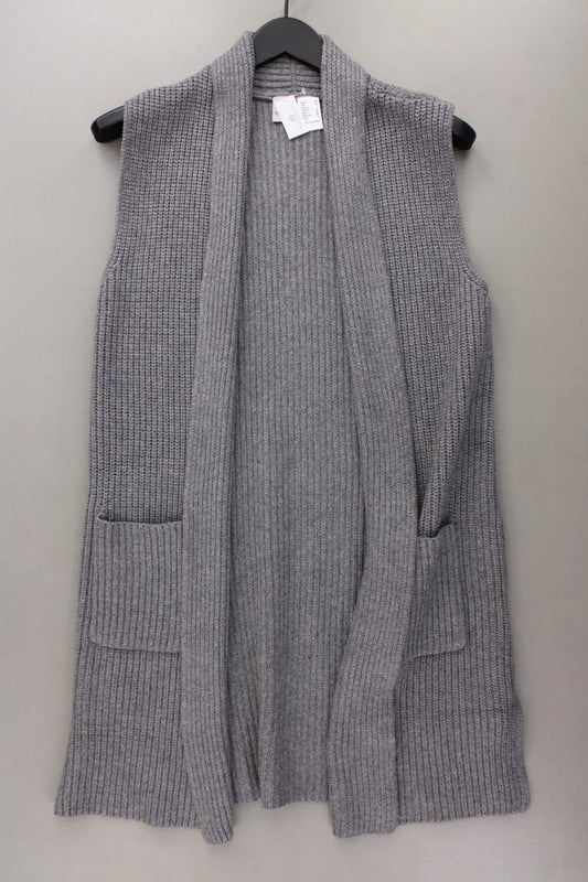 Heine Strickweste Gr. 36 neuwertig grau aus Viskose