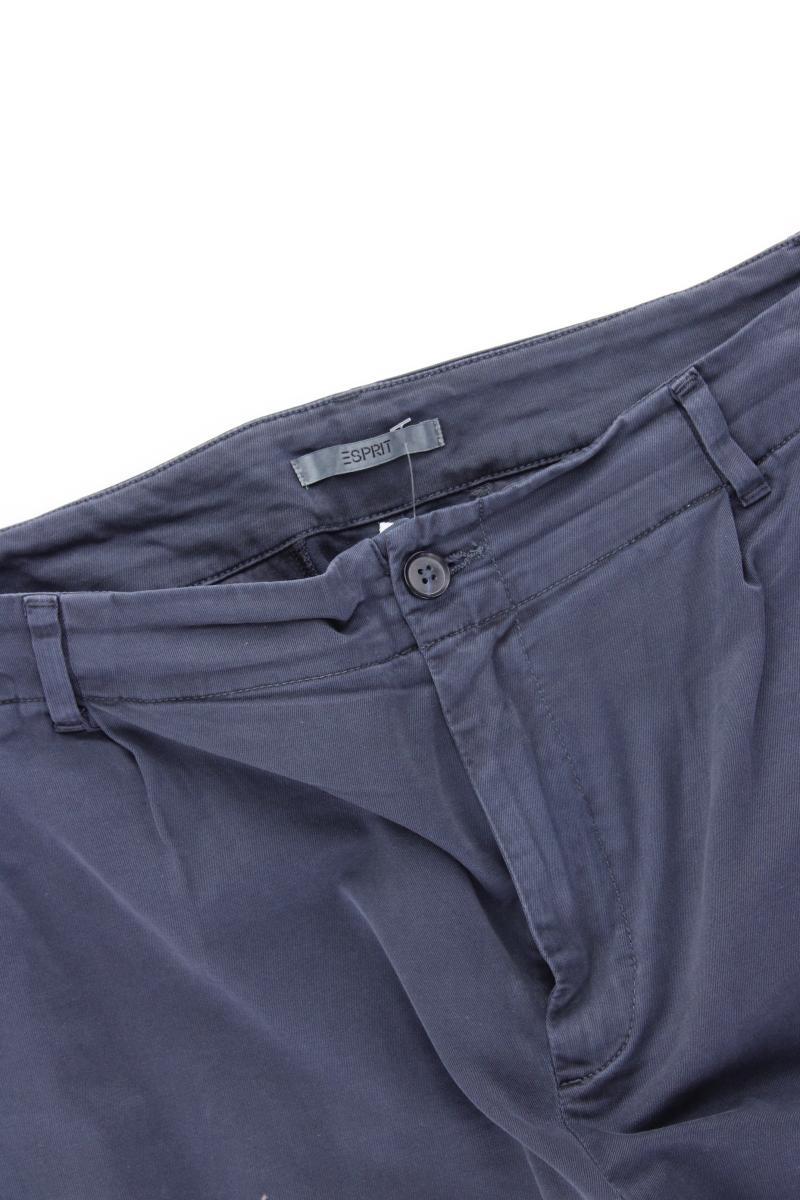 Esprit Chinohose Gr. 44/L28 blau aus Baumwolle