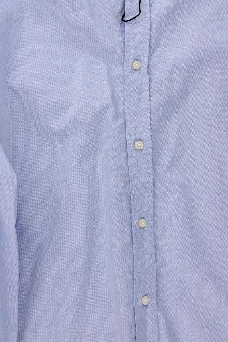 Zara Langarmhemd für Herren Gr. XXL blau aus Baumwolle