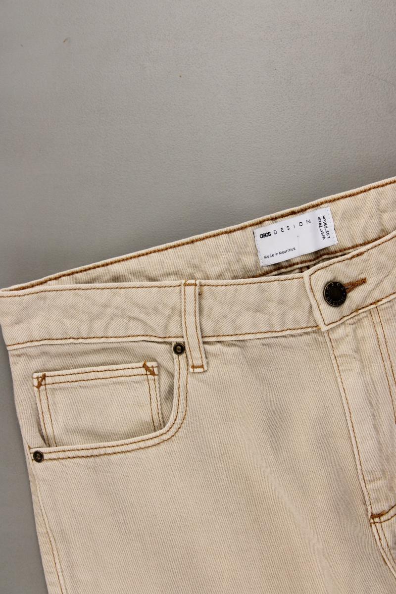 Asos Five-Pocket-Hose für Herren Gr. W31/L32 neu mit Etikett creme aus Baumwolle