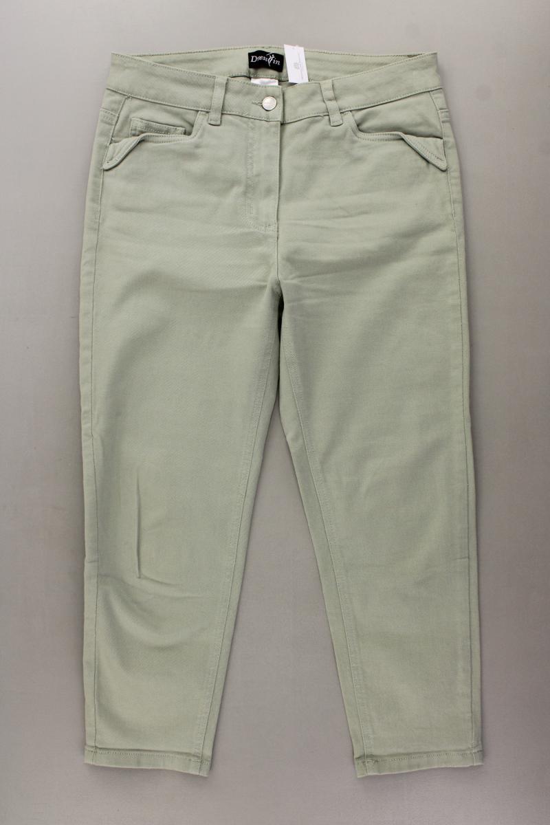 Dress In 7/8 Hose Gr. Kurzgröße 19 neuwertig grün aus Baumwolle