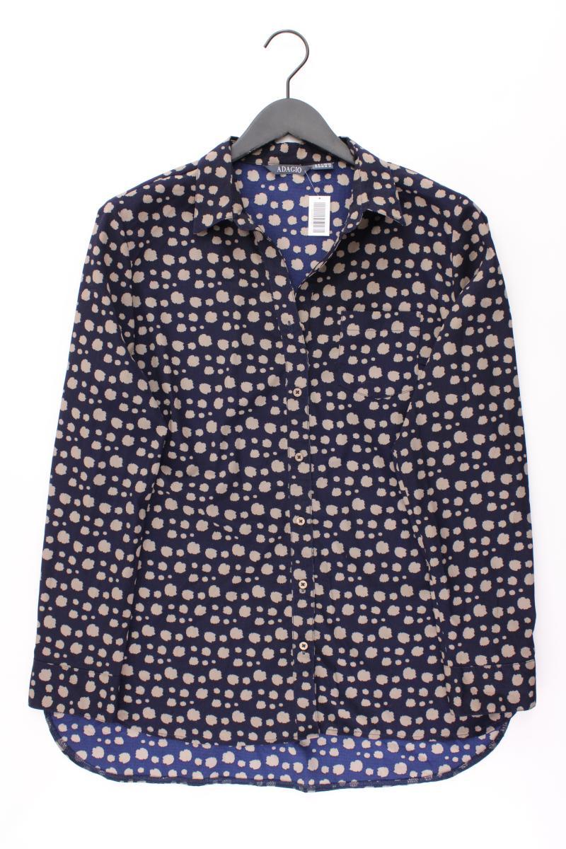 Adagio Langarmbluse Gr. 44 blau aus Polyester