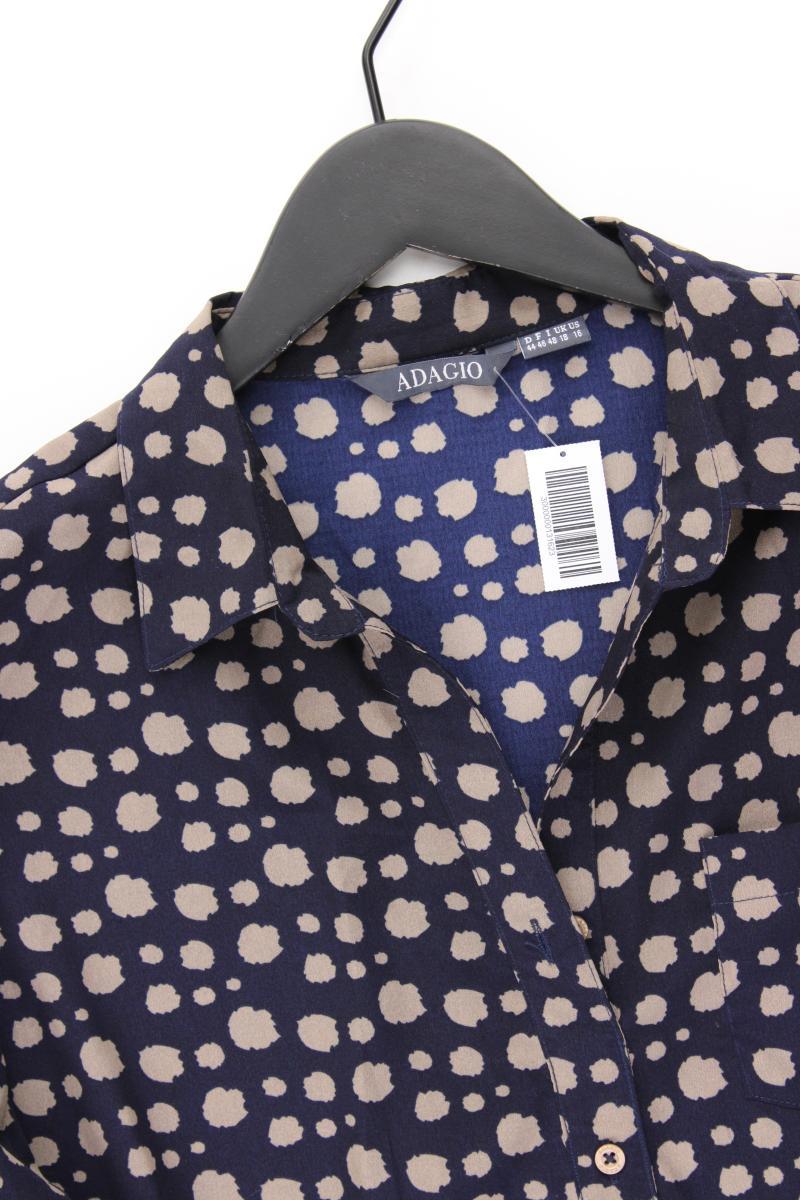 Adagio Langarmbluse Gr. 44 blau aus Polyester