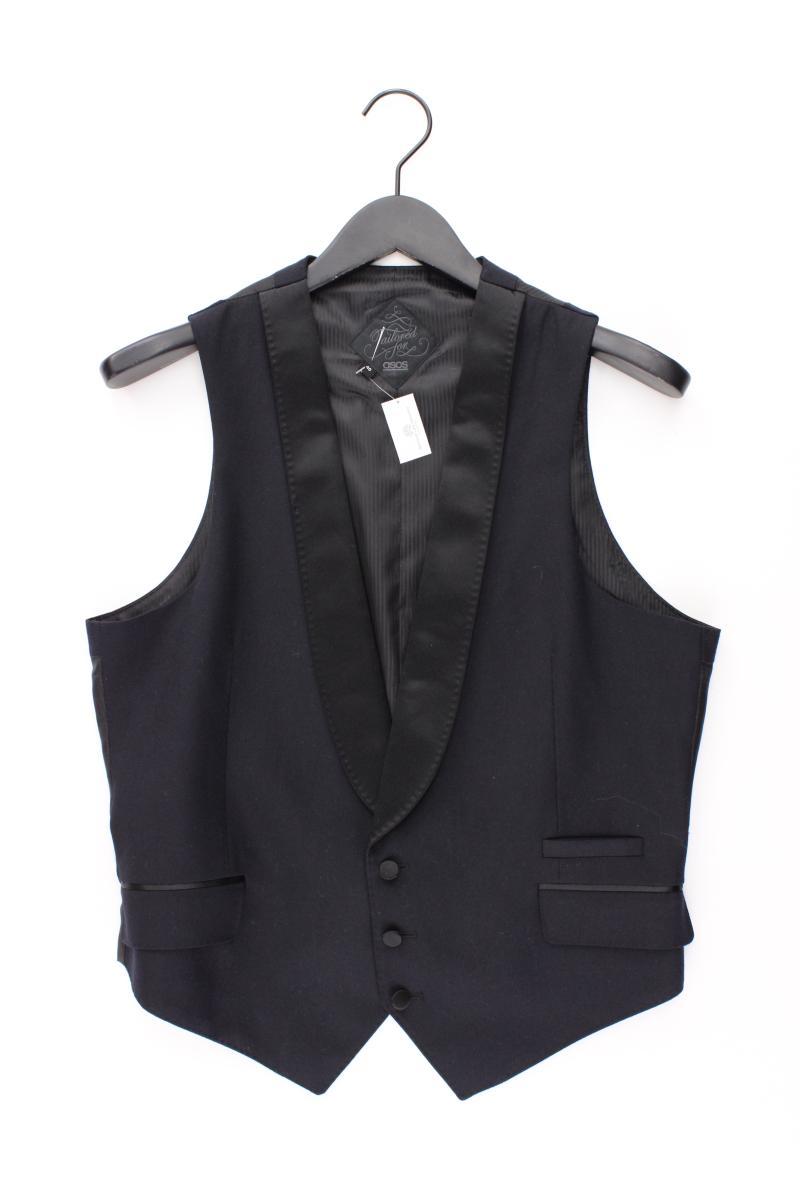 Asos Slim Weste für Herren Gr. US 40 (M) blau aus Polyester