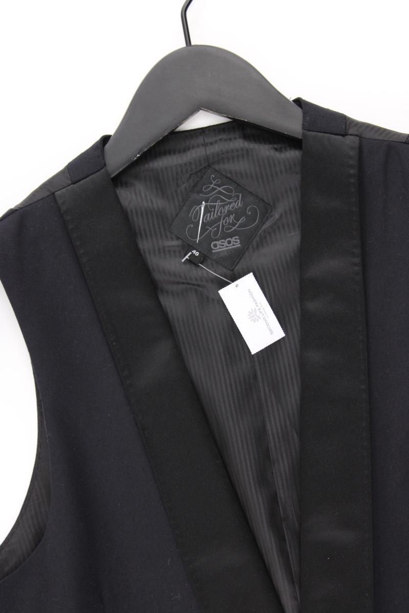 Asos Slim Weste für Herren Gr. US 40 (M) blau aus Polyester