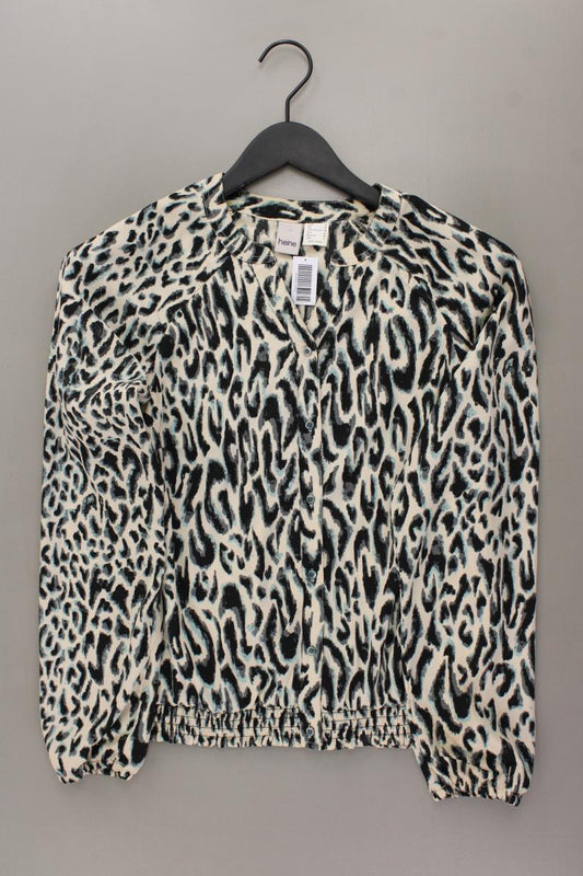 Heine Langarmbluse Gr. 36 mit Tierdruck mehrfarbig aus Polyester