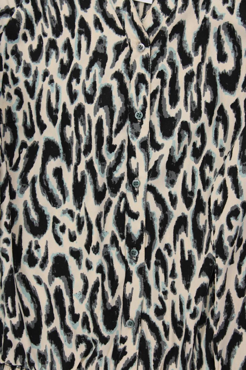 Heine Langarmbluse Gr. 36 mit Tierdruck mehrfarbig aus Polyester