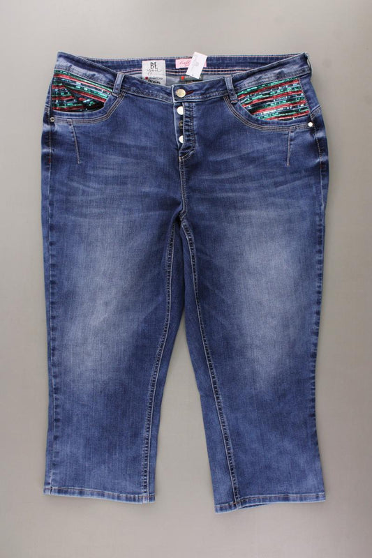 Street One 7/8 Jeans Gr. 46 mit Pailletten blau