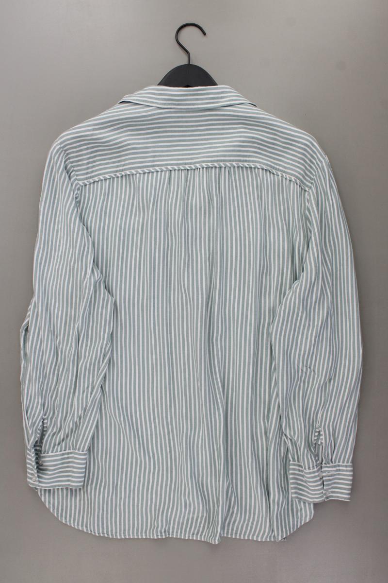 Street One Langarmbluse Gr. 46 gestreift grün aus Viskose