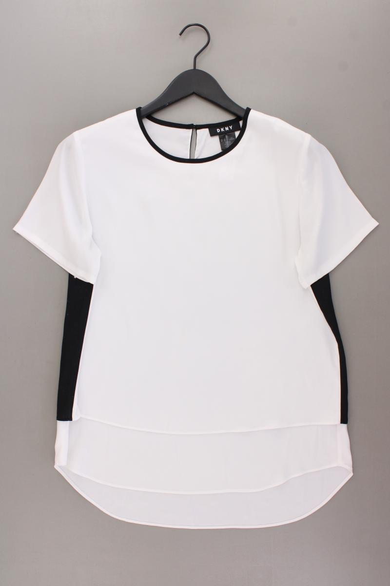 DKNY Kurzarmbluse Gr. M weiß