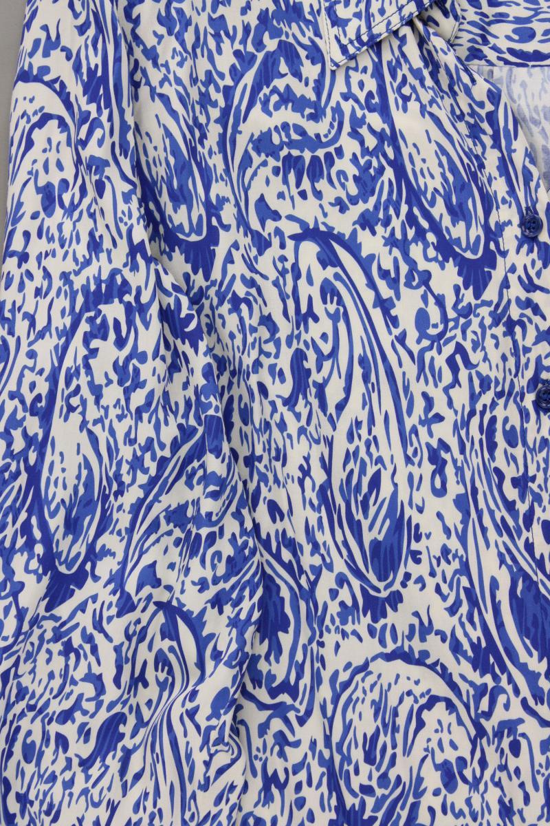 Zara Langarmbluse Gr. XXL blau aus Viskose