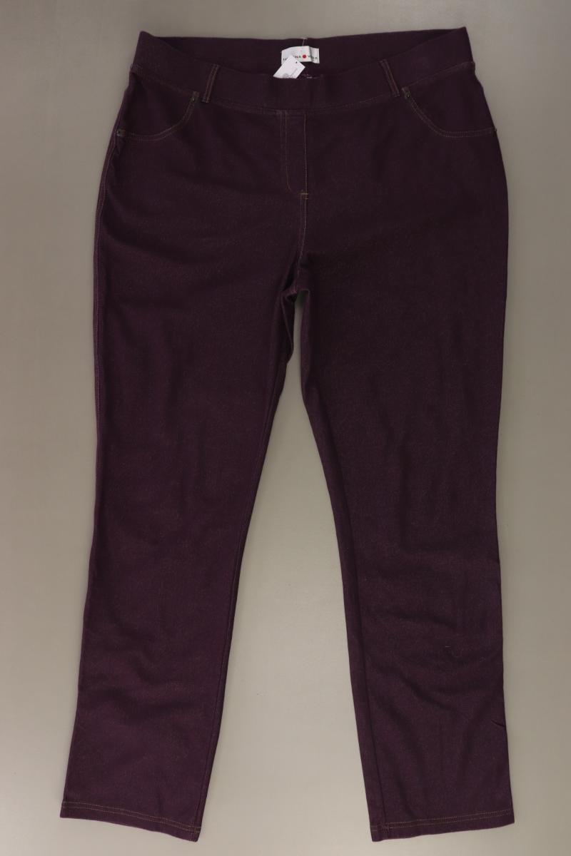 Helena Vera Stretchhose Gr. 48/50 lila aus Baumwolle