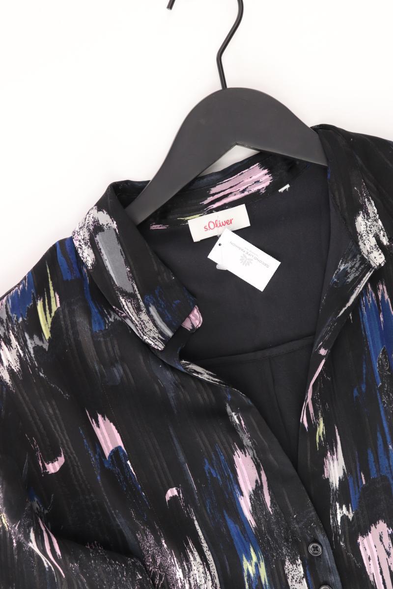 s.Oliver Langarmbluse Gr. XL schwarz
