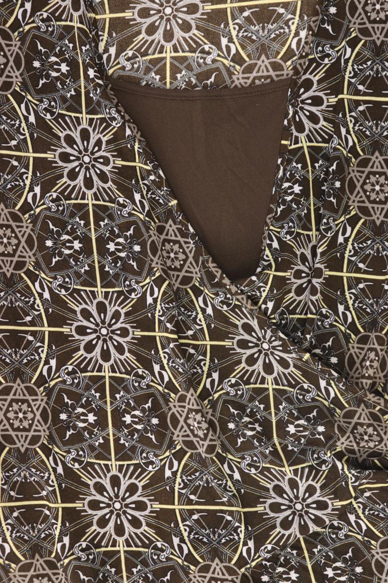 Esprit Y2K Bluse Gr. XL Kurzarm braun