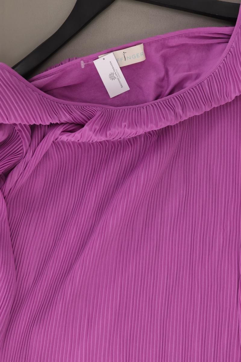 Pfeffinger Regular Bluse Gr. 52 3/4 Ärmel lila aus Polyester