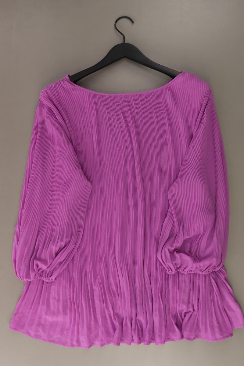 Pfeffinger Regular Bluse Gr. 52 3/4 Ärmel lila aus Polyester