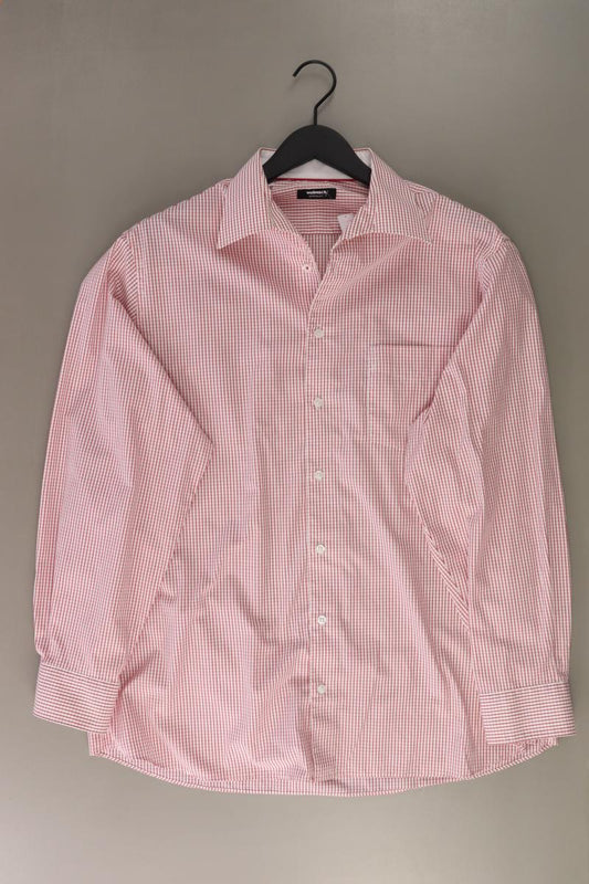 Walbusch Langarmhemd für Herren Gr. Hemdgröße 43 rot aus Baumwolle