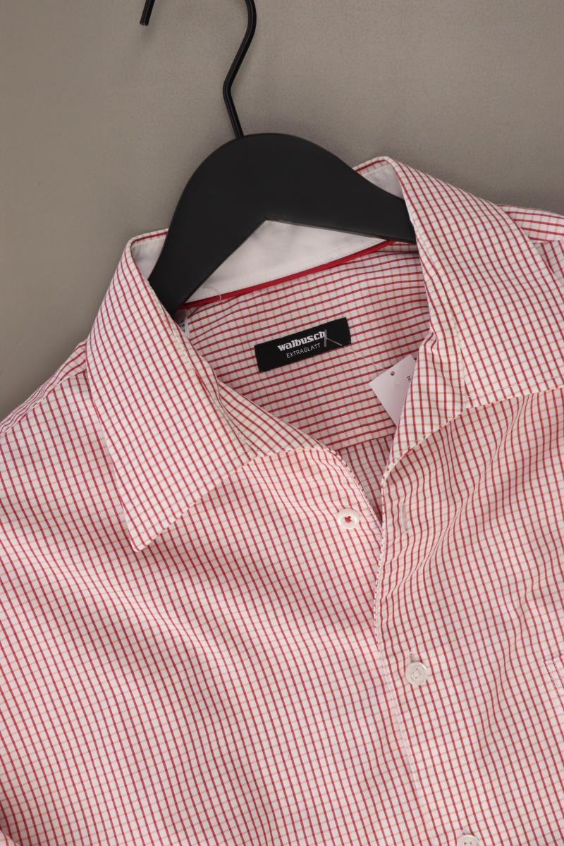 Walbusch Langarmhemd für Herren Gr. Hemdgröße 43 rot aus Baumwolle