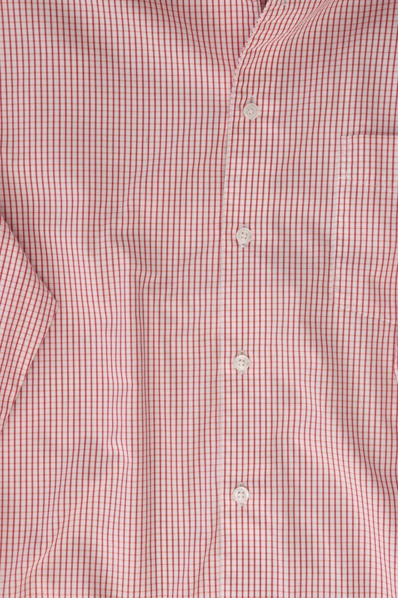 Walbusch Langarmhemd für Herren Gr. Hemdgröße 43 rot aus Baumwolle