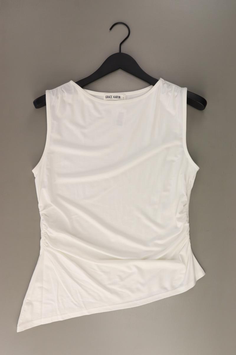 Grace Karin Trägertop Gr. M weiß aus Viskose